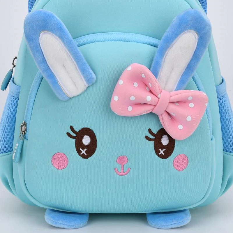 2022 Newest Style Bunny Backpack 2-5 Years Old Prevent Lost School Bags for Baby Girl