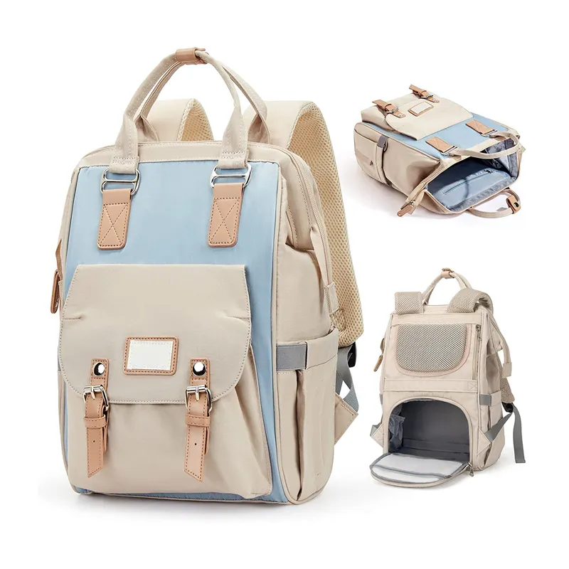 Umstandstasche mit großem Fassungsvermögen, Wickelrucksack, Babytasche für Mama und Papa