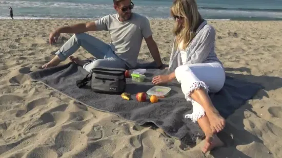 Auslaufsichere, wärmeisolierte Lunch-Kühltasche für Picknick