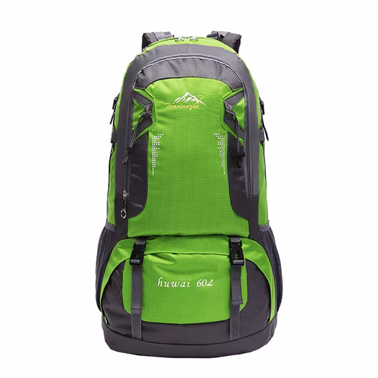 Waste Soil Retro Outdoor Rucksack mit großer Kapazität, Ölwachs, wasserdichtes Leder, Segeltuch, Reisen, Bergsteigen, Camping, Rucksack im Militärstil